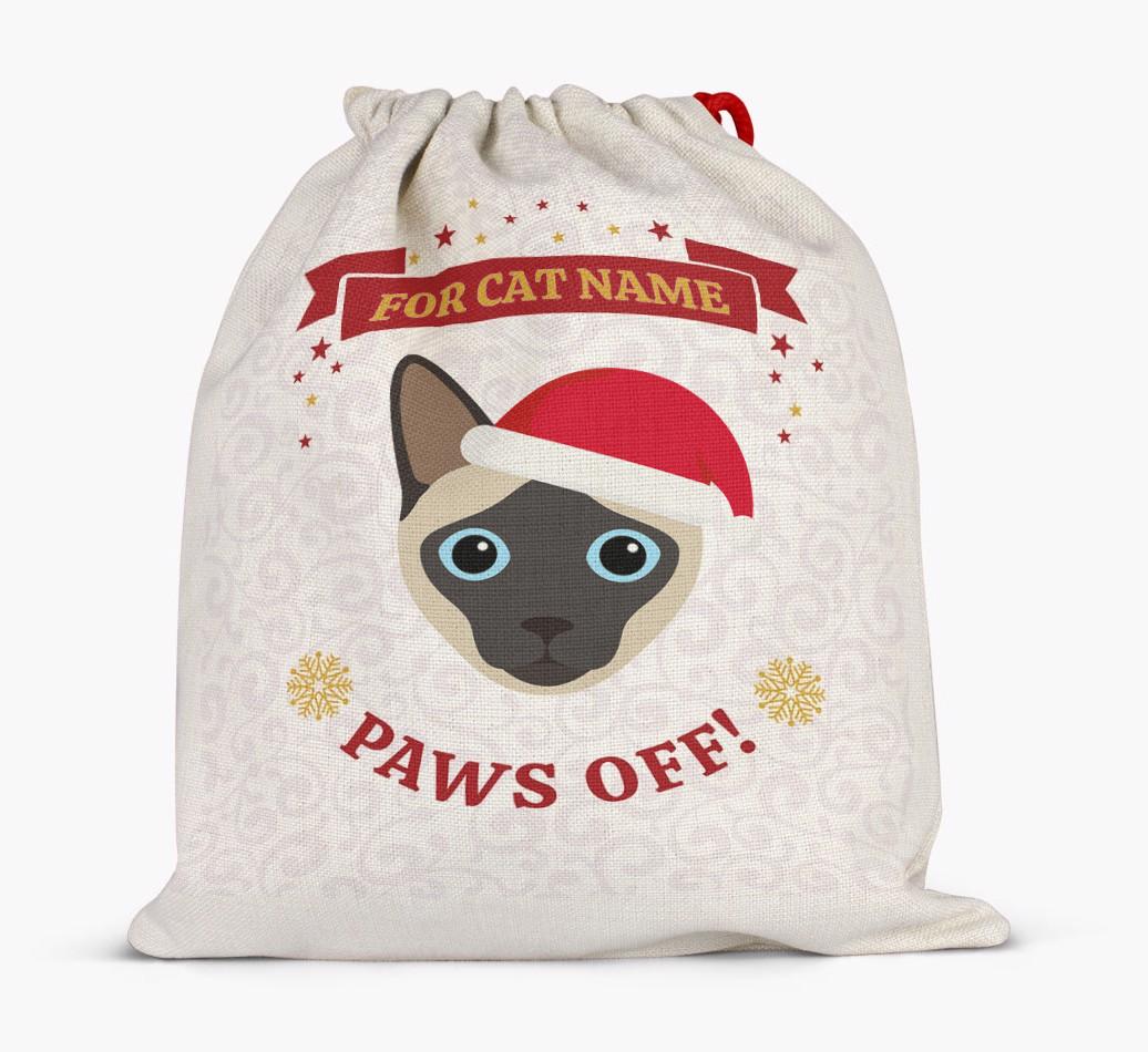 'Paws Off' - Personalised {breedFullName} Santa Sack