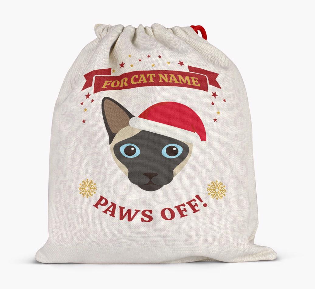 'Paws Off' - Personalised {breedFullName} Santa Sack