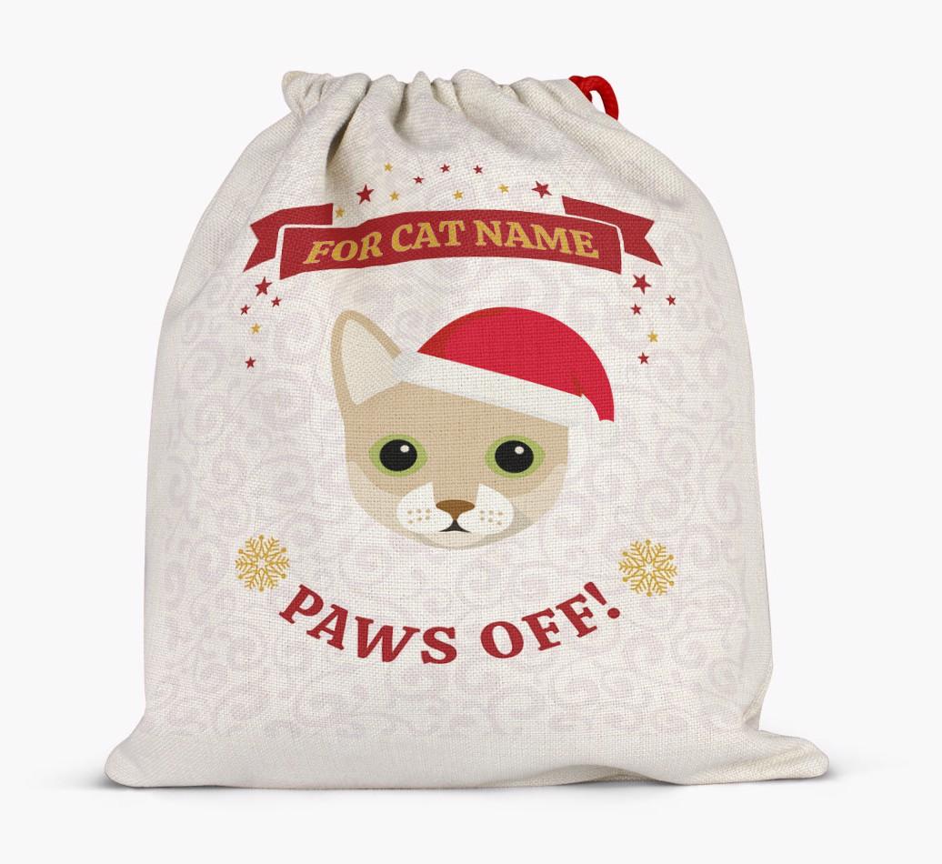 'Paws Off' - Personalised {breedFullName} Santa Sack
