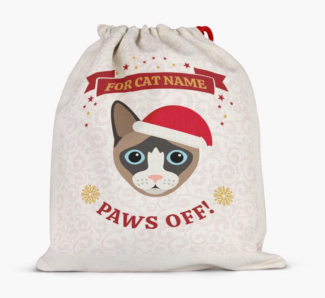 'Paws Off' - Personalised {breedFullName} Santa Sack