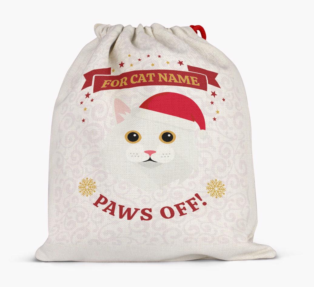 'Paws Off' - Personalised {breedFullName} Santa Sack
