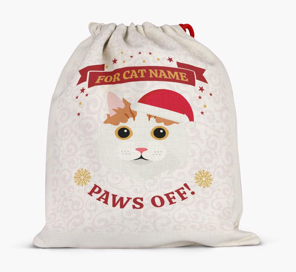 'Paws Off' - Personalised {breedFullName} Santa Sack