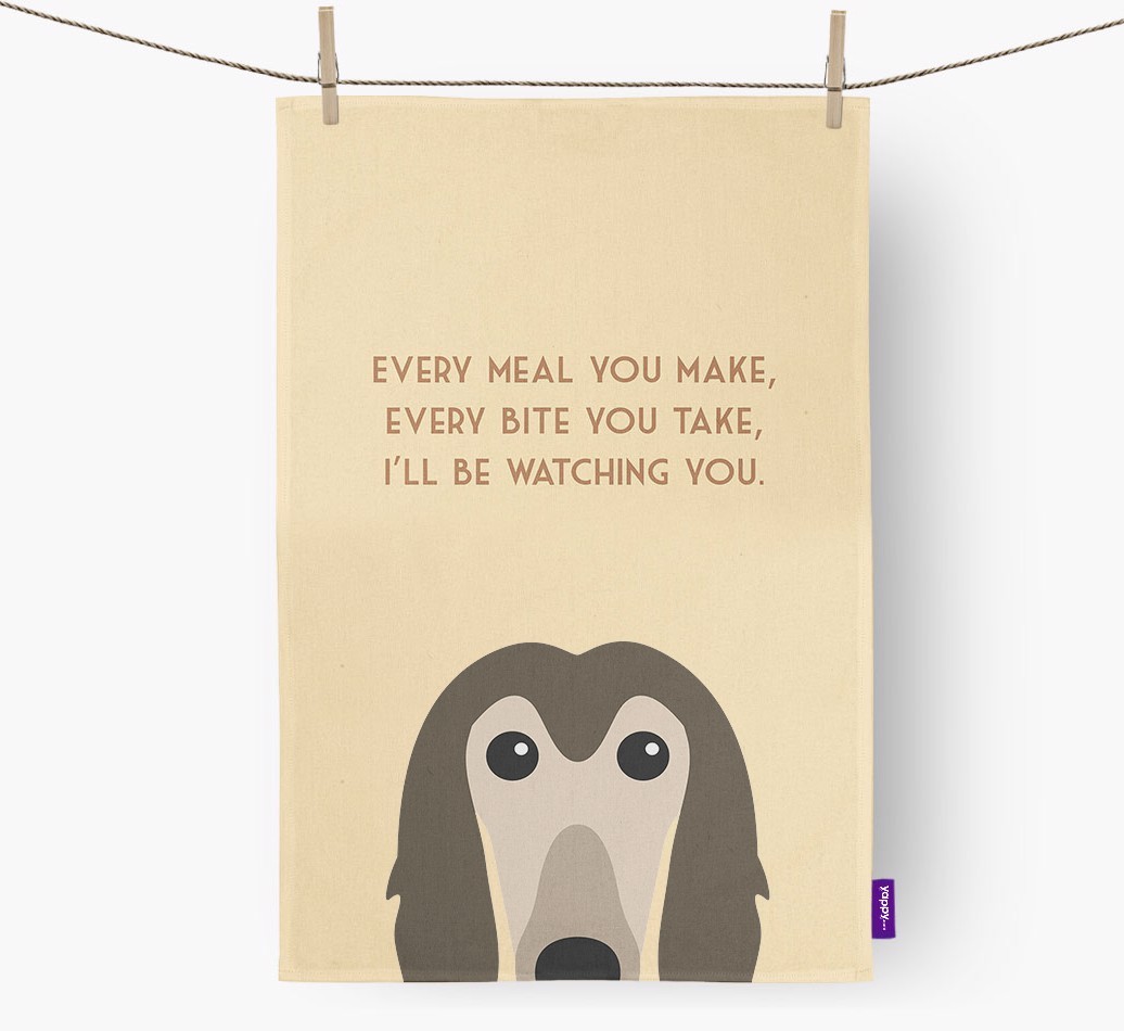 'I'll be watching you' Tea Towel