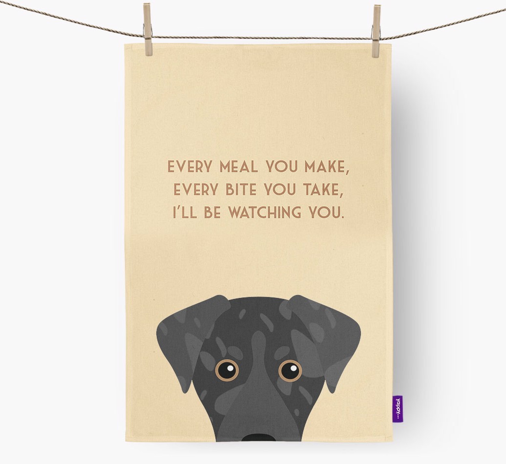 'I'll be watching you' Tea Towel
