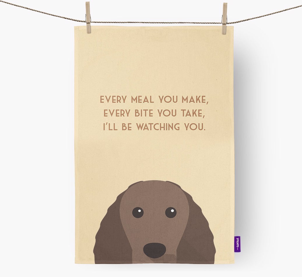 'I'll be watching you' Tea Towel