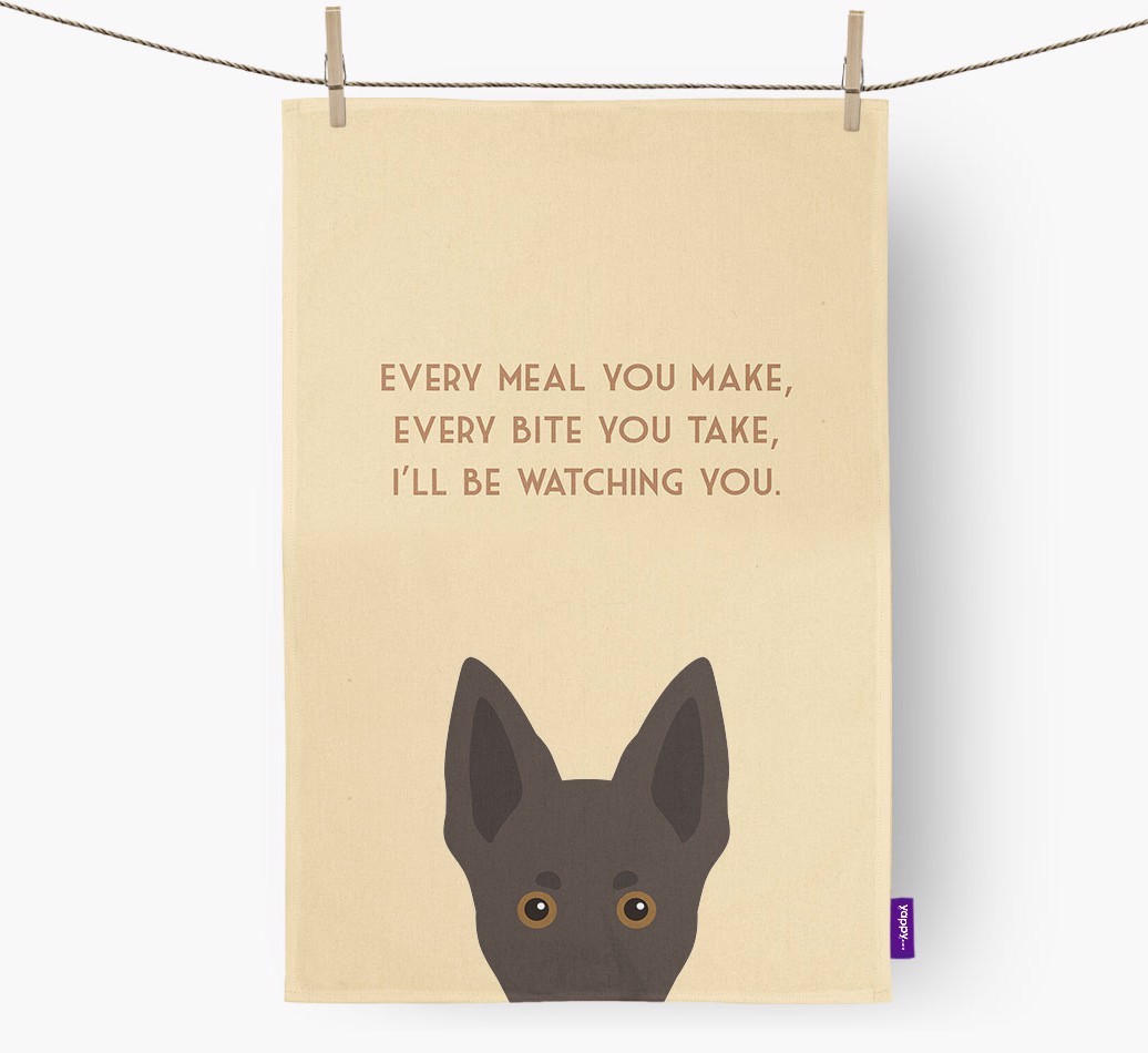 'I'll be watching you' Tea Towel