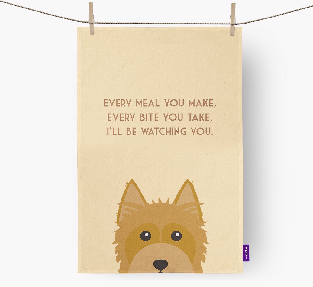 'I'll be watching you' Tea Towel
