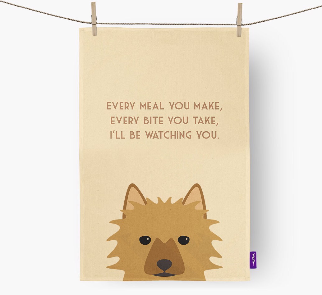 'I'll be watching you' Tea Towel