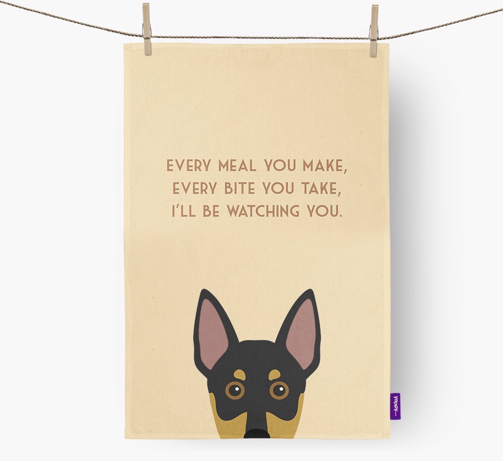 'I'll be watching you' Tea Towel