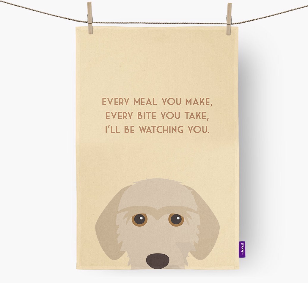 'I'll be watching you' Tea Towel