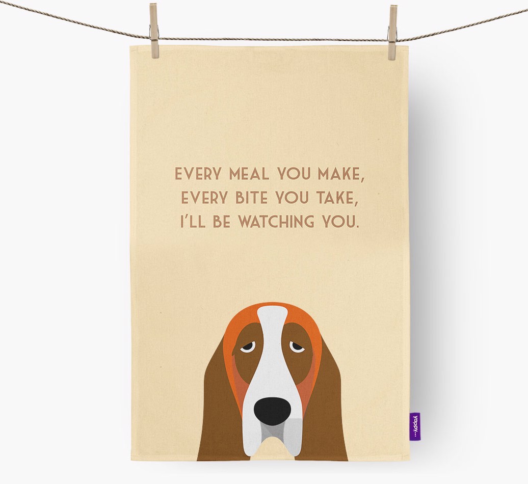 'I'll be watching you' Tea Towel