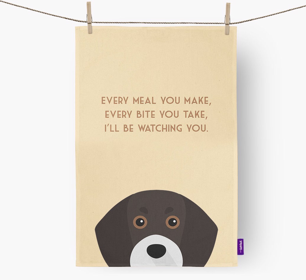 'I'll be watching you' Tea Towel