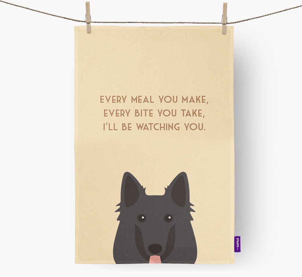 'I'll be watching you' Tea Towel