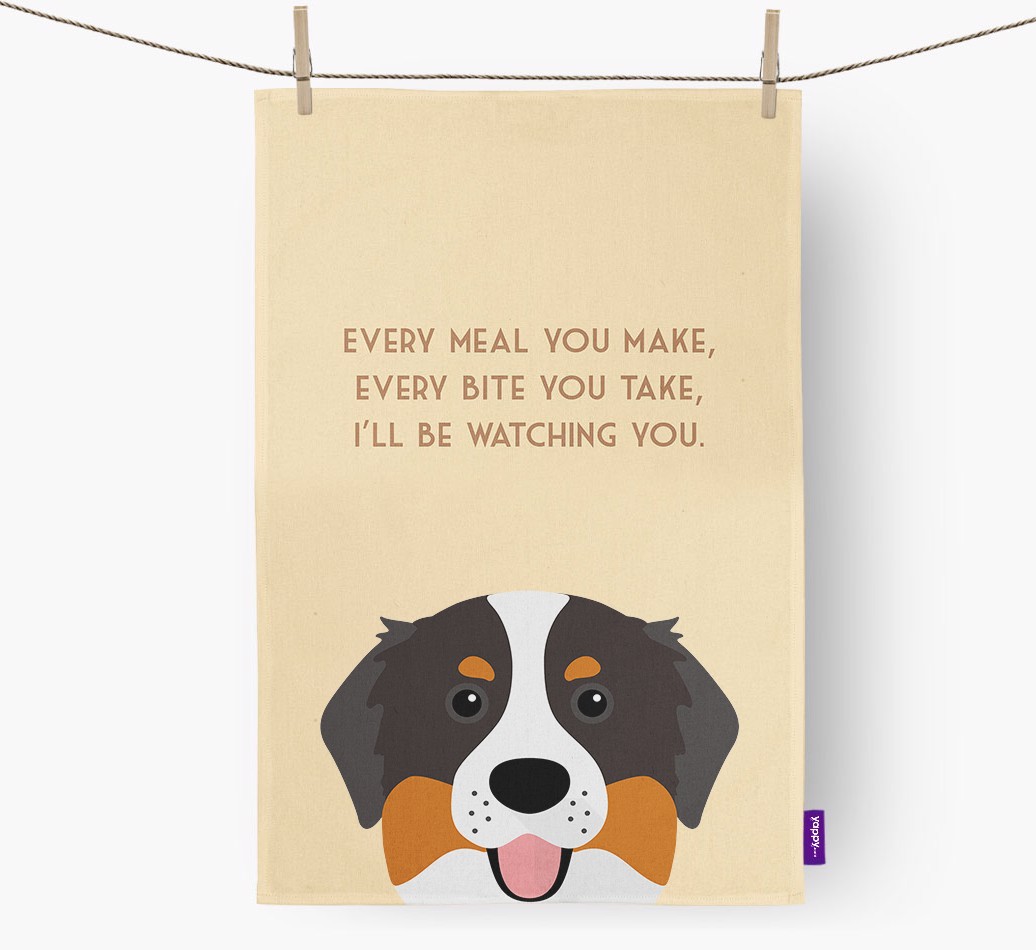 'I'll be watching you' Tea Towel