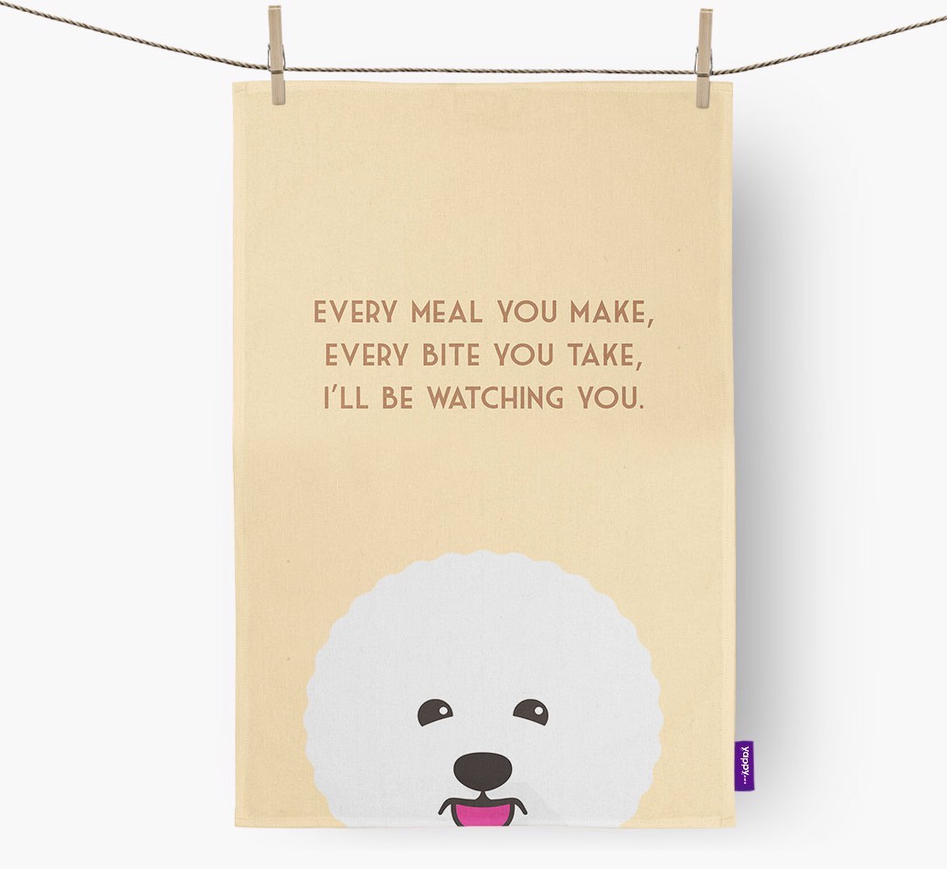 'I'll be watching you' Tea Towel