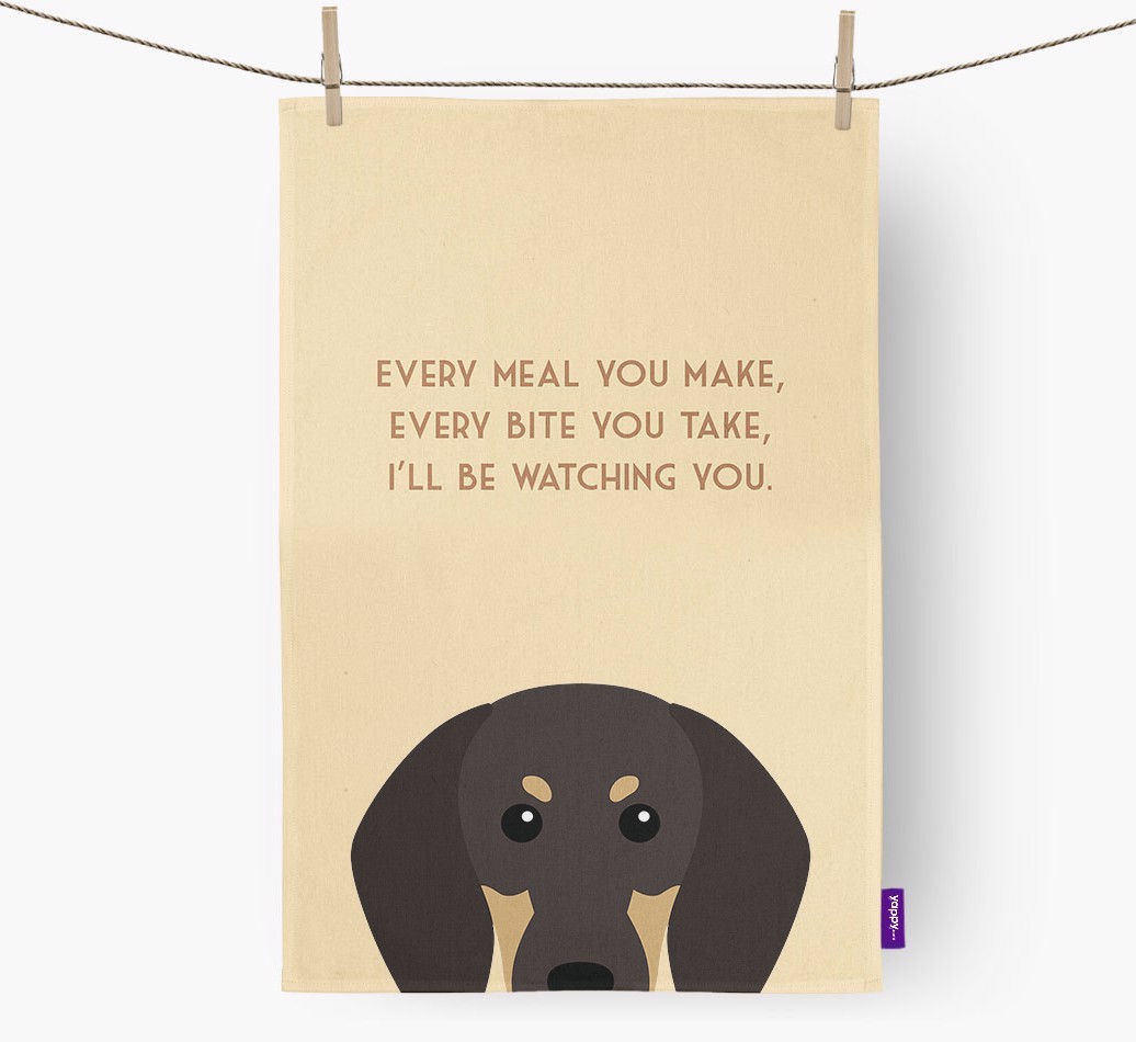 'I'll be watching you' Tea Towel
