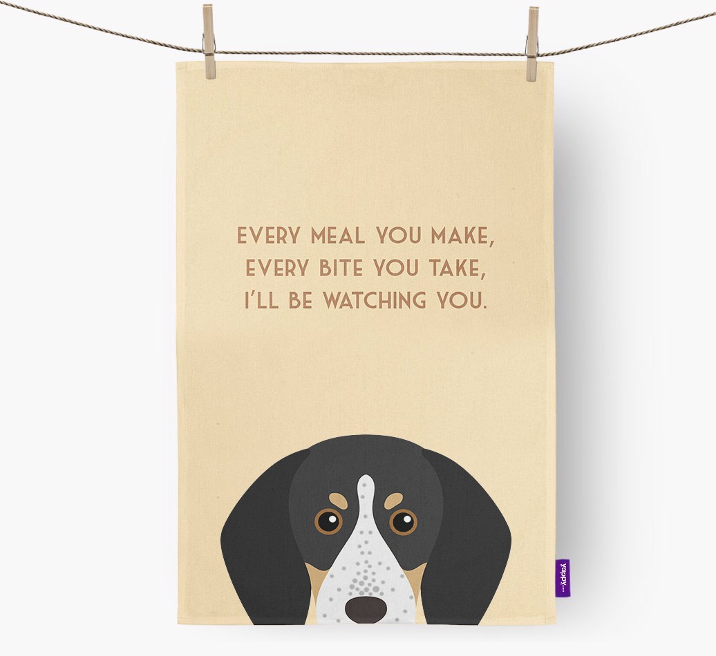 'I'll be watching you' Tea Towel