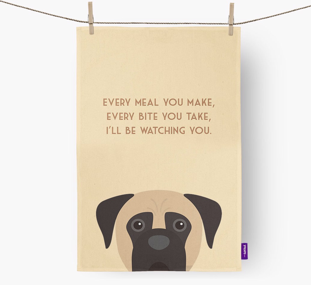 'I'll be watching you' Tea Towel