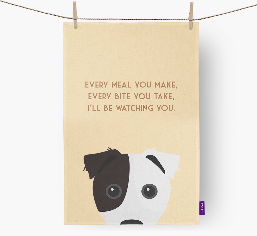 'I'll be watching you' Tea Towel