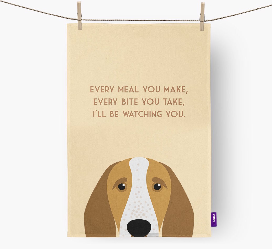 'I'll be watching you' Tea Towel