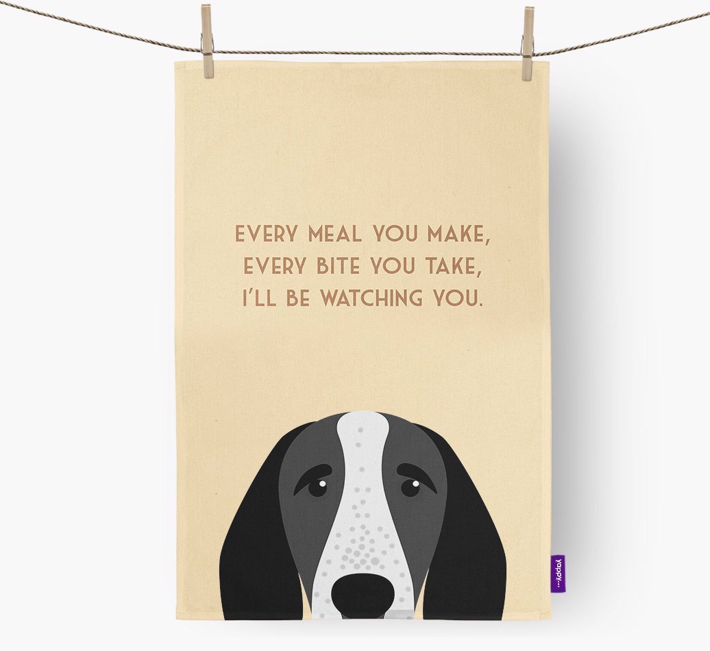 'I'll be watching you' Tea Towel