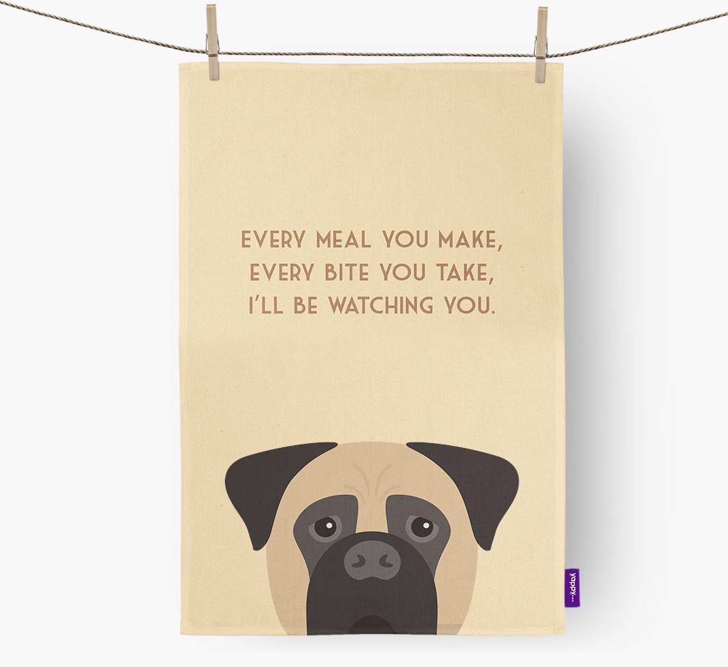 'I'll be watching you' Tea Towel