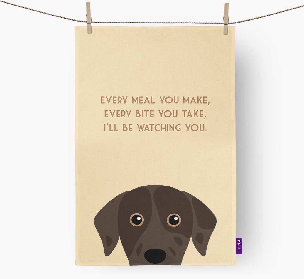 'I'll be watching you' Tea Towel
