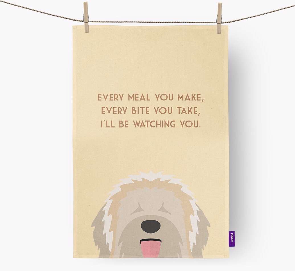 'I'll be watching you' Tea Towel