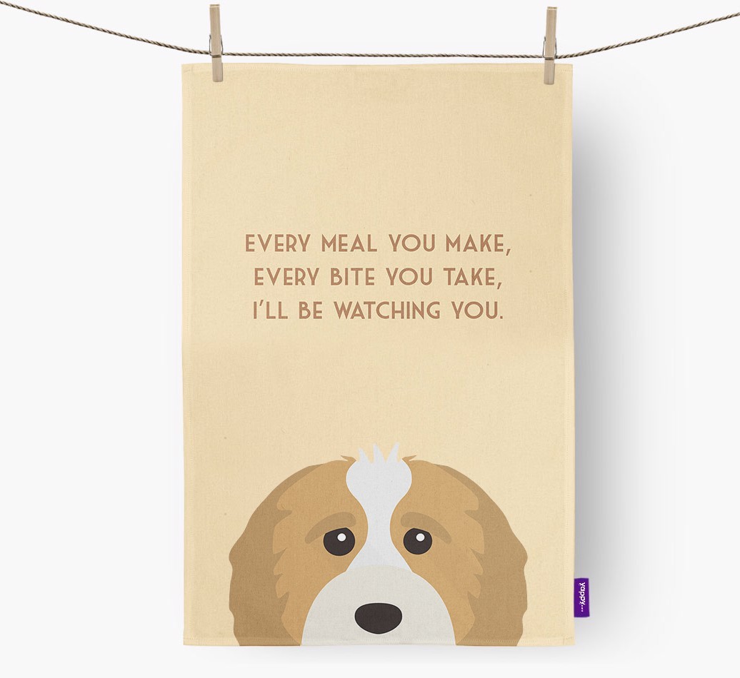 'I'll be watching you' Tea Towel