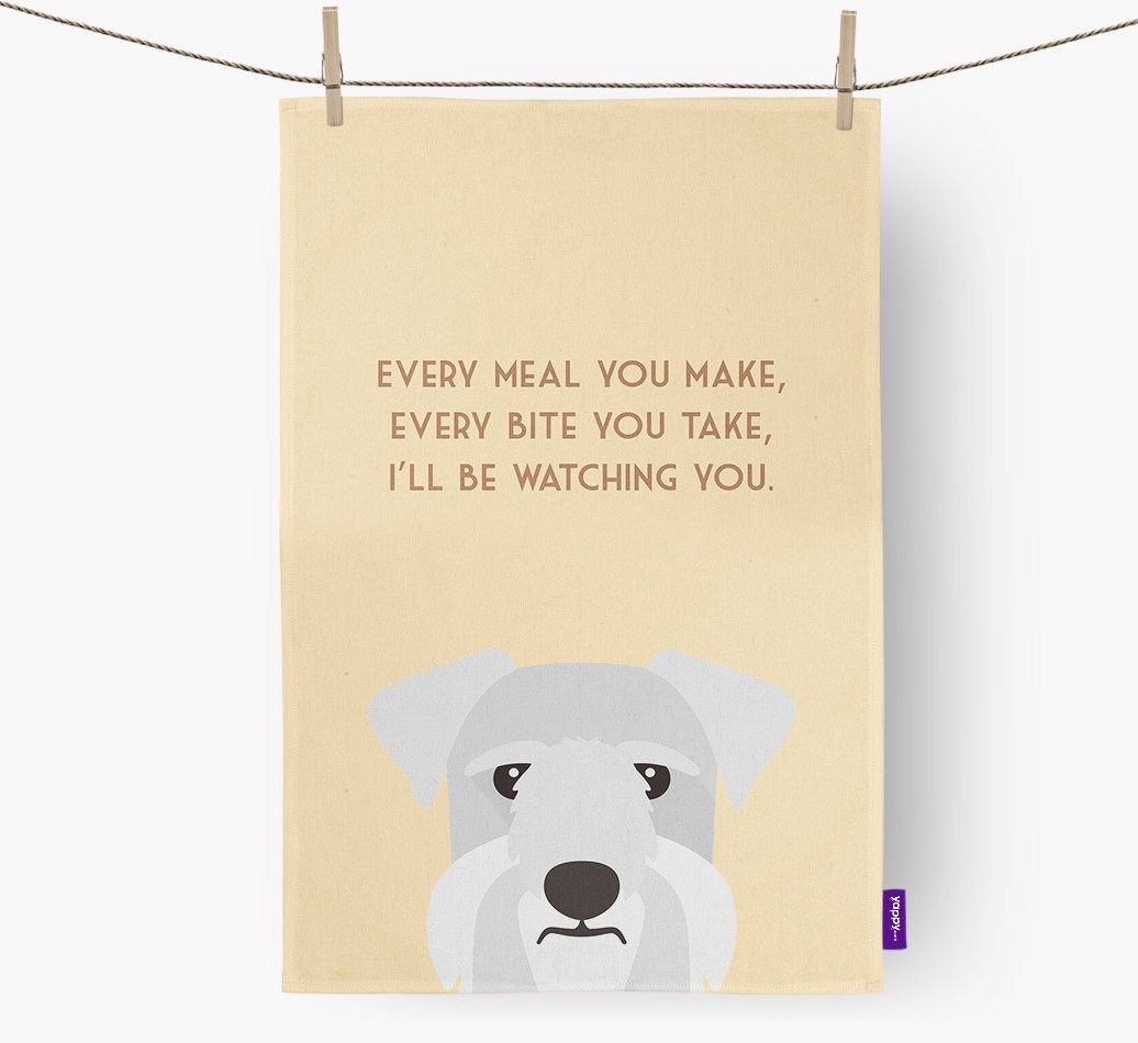 'I'll be watching you' Tea Towel