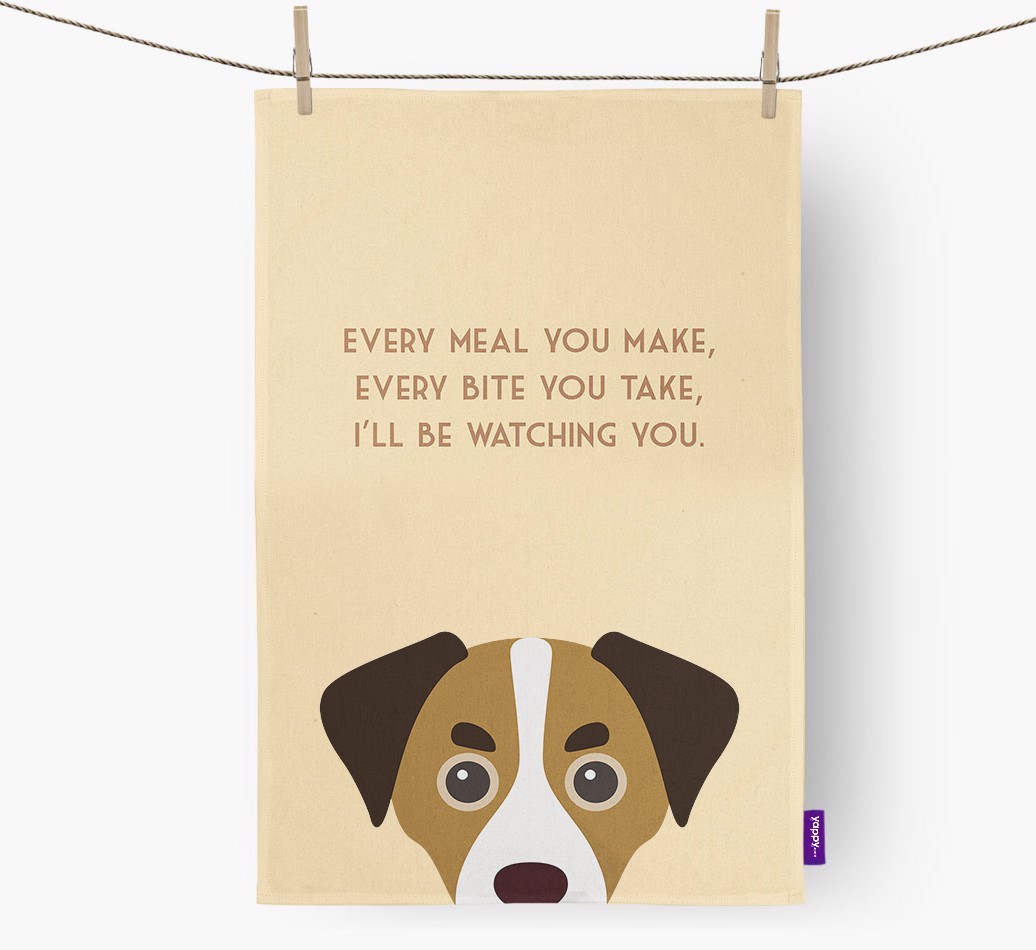'I'll be watching you' Tea Towel