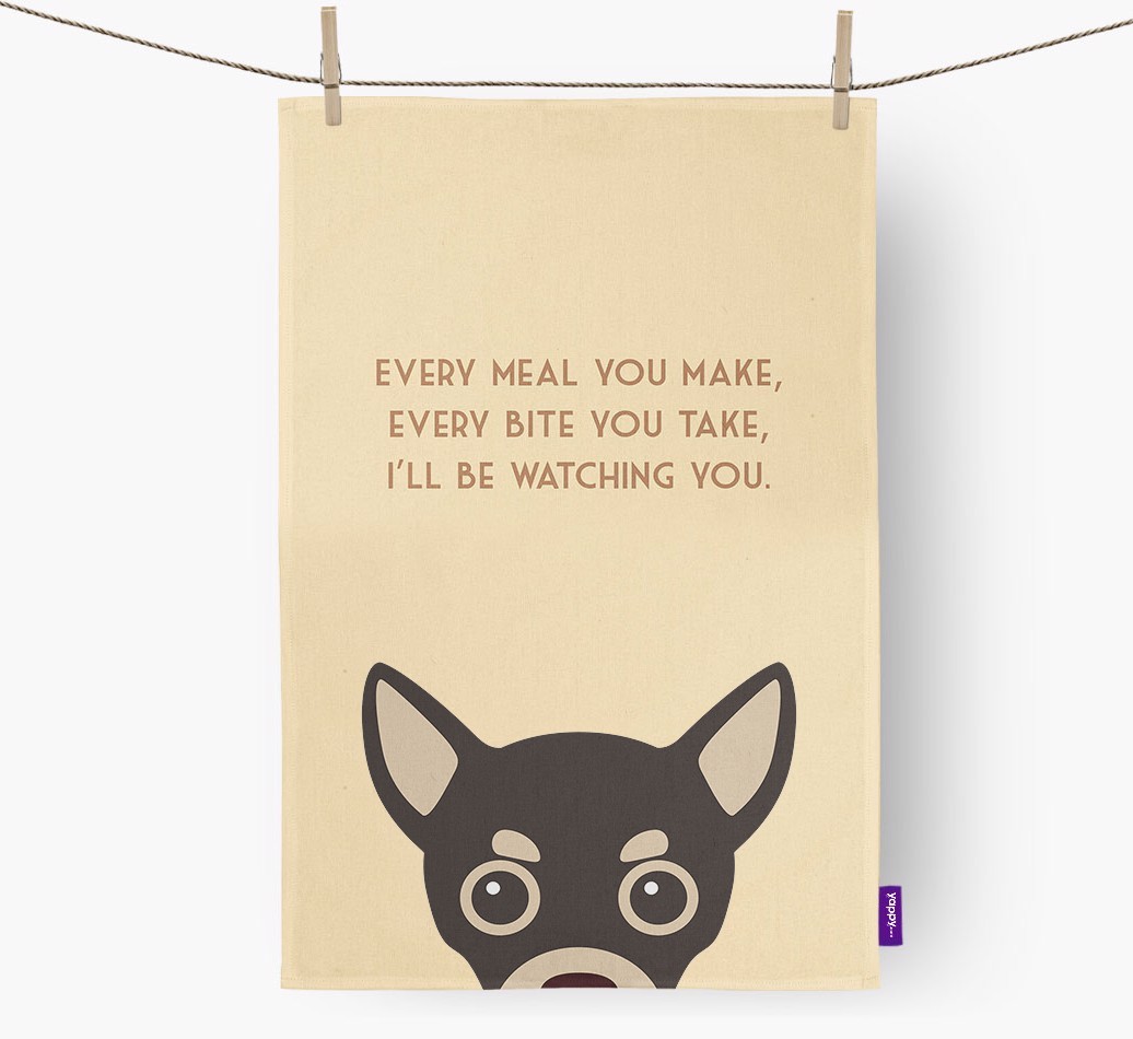 'I'll be watching you' Tea Towel