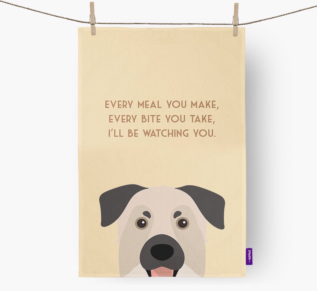 'I'll be watching you' Tea Towel