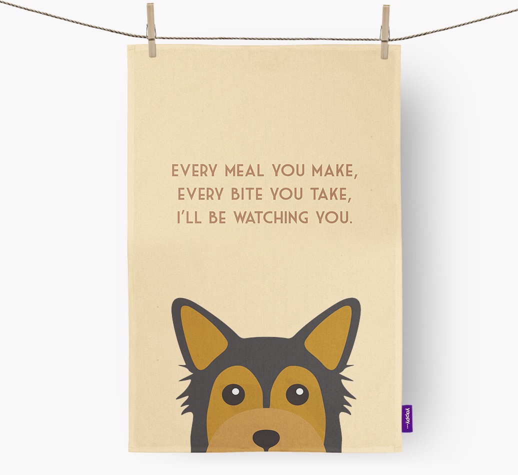 'I'll be watching you' Tea Towel