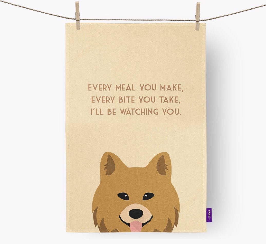'I'll be watching you' Tea Towel
