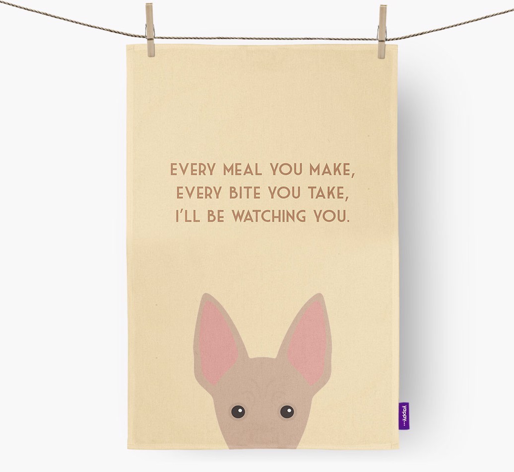 'I'll be watching you' Tea Towel