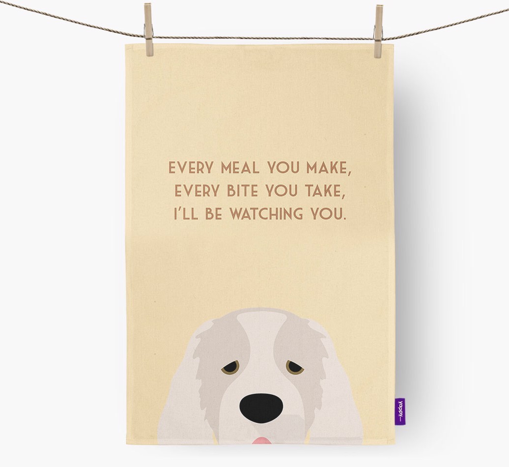 'I'll be watching you' Tea Towel