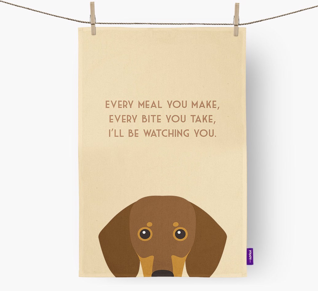 'I'll be watching you' Tea Towel