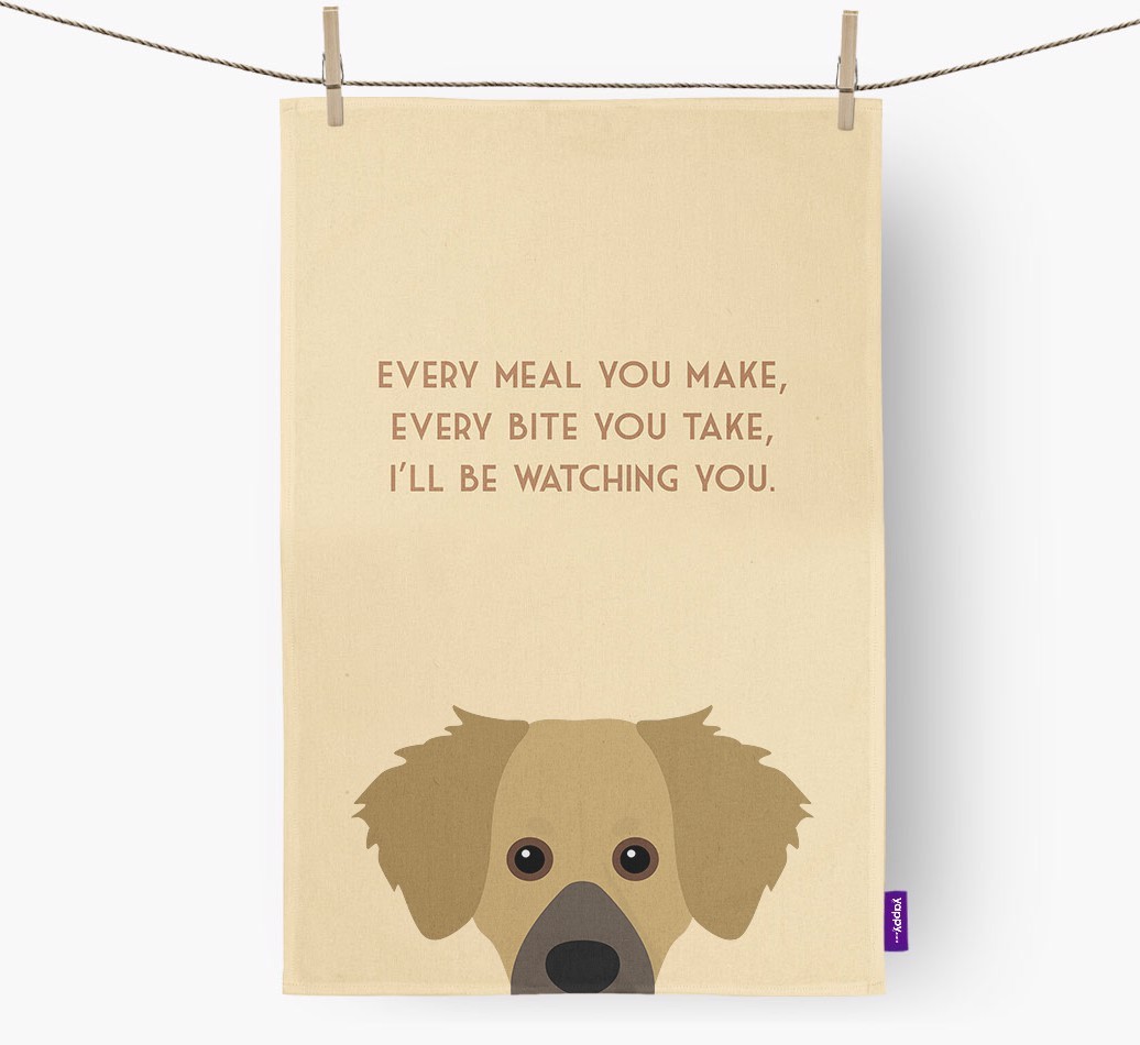 'I'll be watching you' Tea Towel