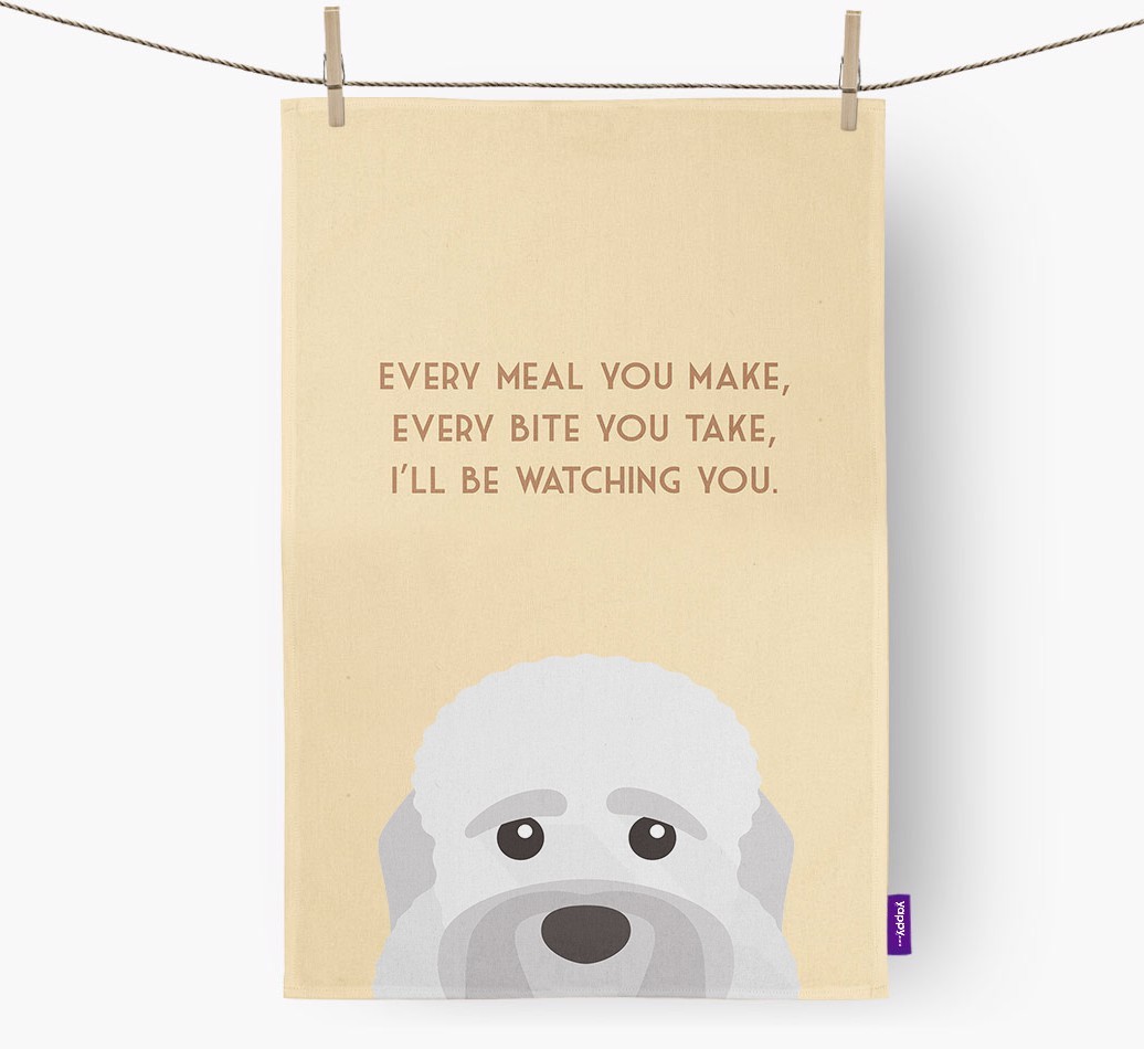 'I'll be watching you' Tea Towel
