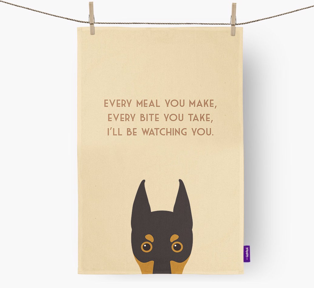 'I'll be watching you' Tea Towel