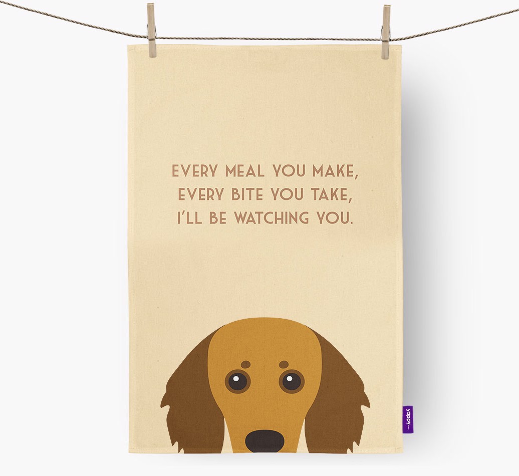 'I'll be watching you' Tea Towel