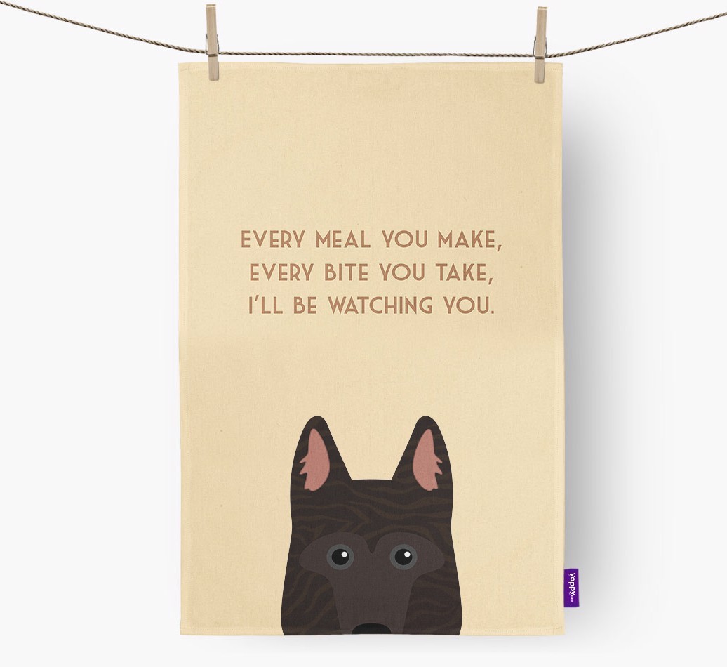 'I'll be watching you' Tea Towel