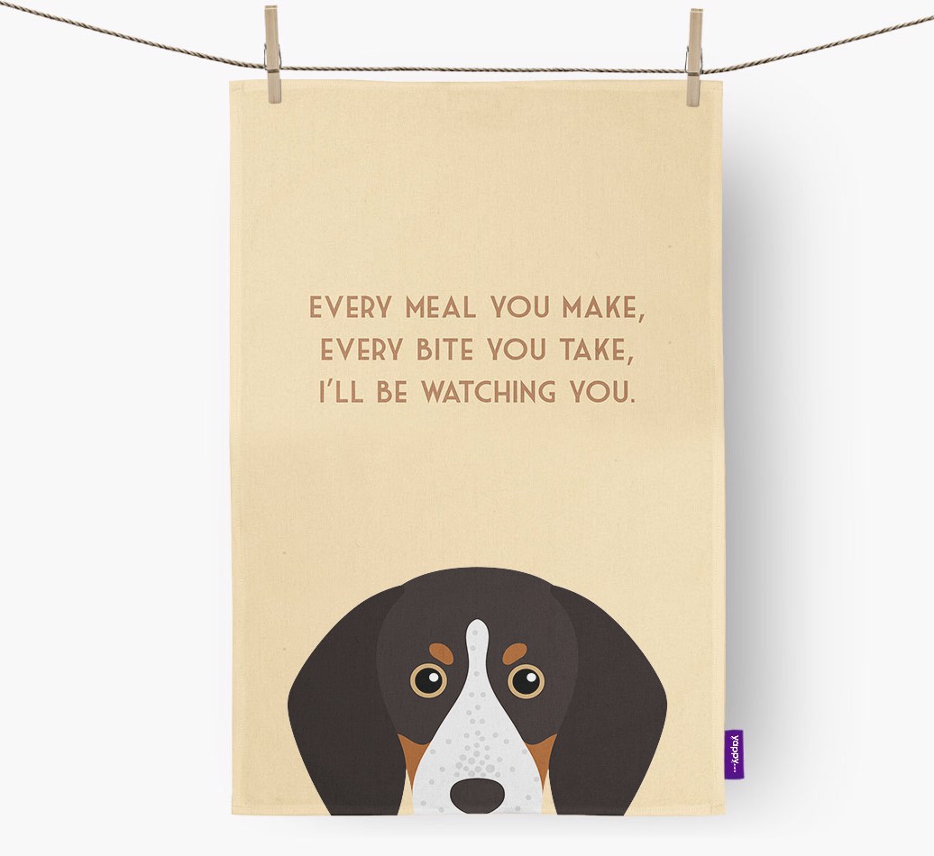 'I'll be watching you' Tea Towel