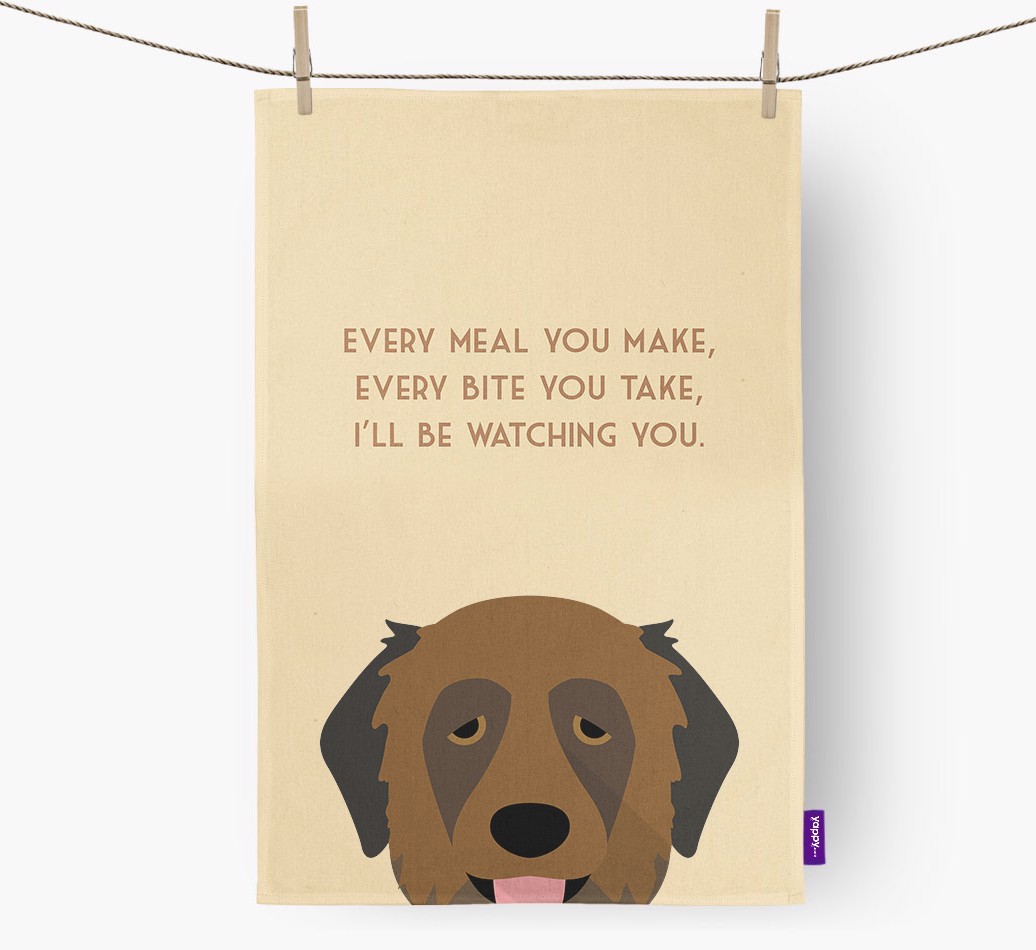'I'll be watching you' Tea Towel