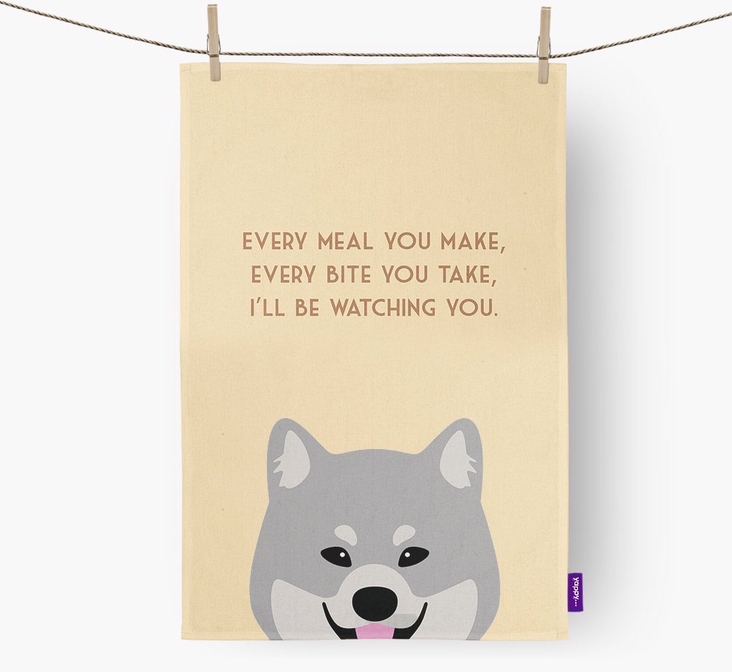 'I'll be watching you' Tea Towel