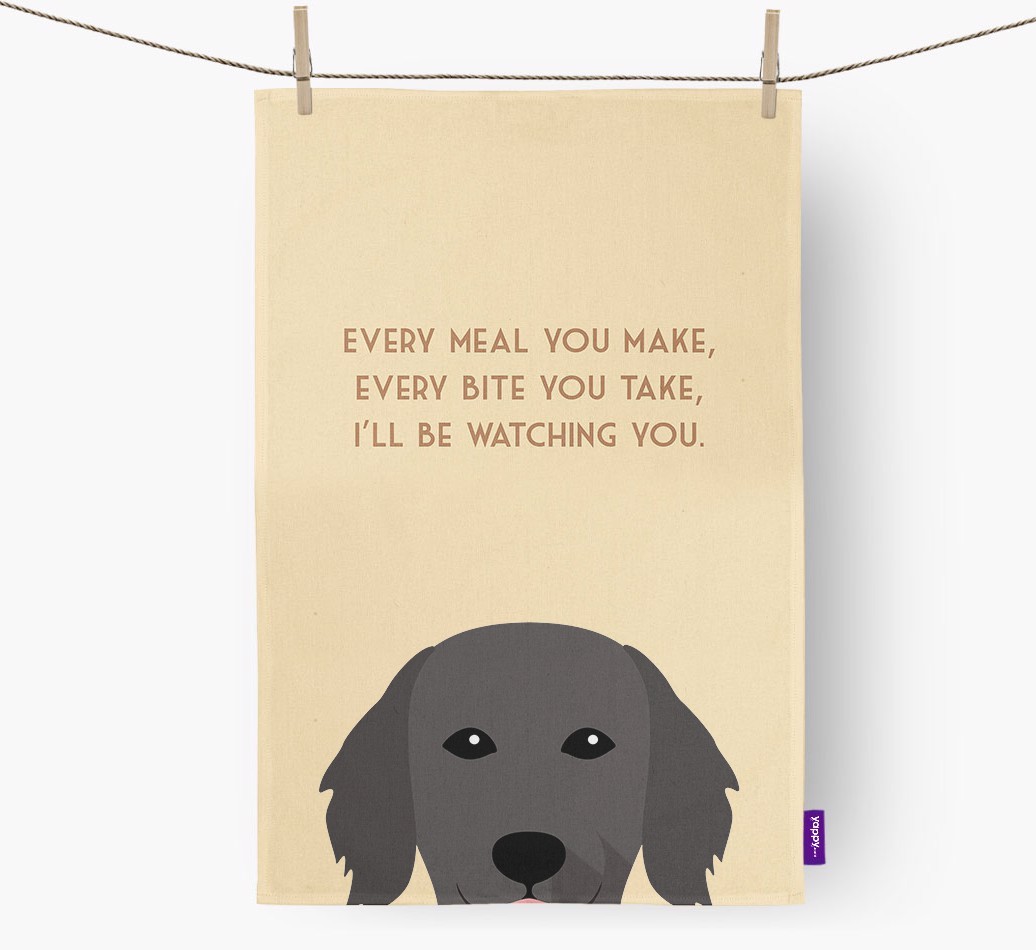 'I'll be watching you' Tea Towel