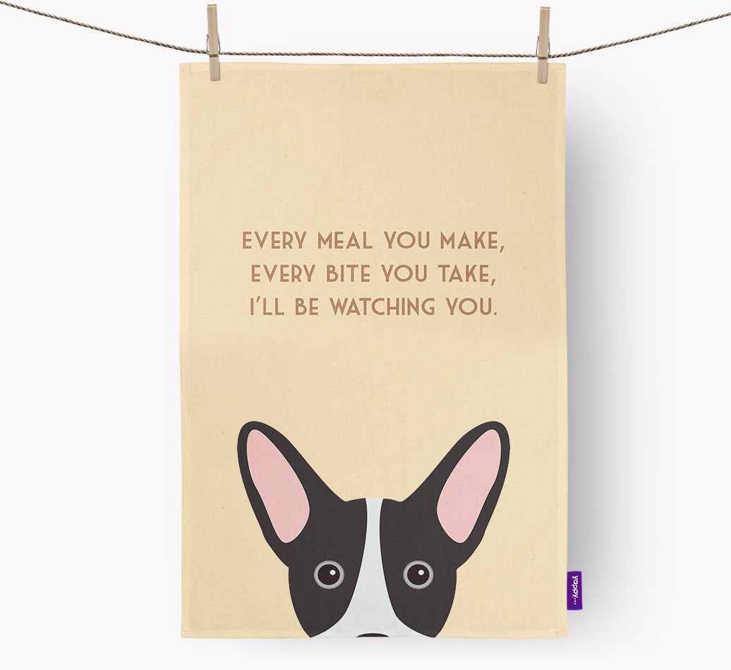 'I'll be watching you' Tea Towel