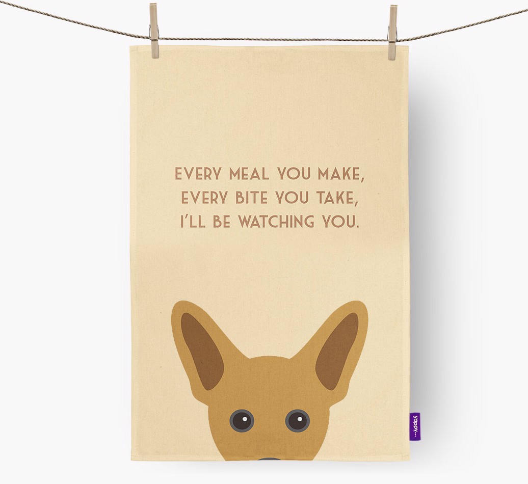 'I'll be watching you' Tea Towel