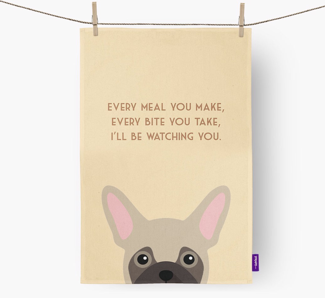 'I'll be watching you' Tea Towel